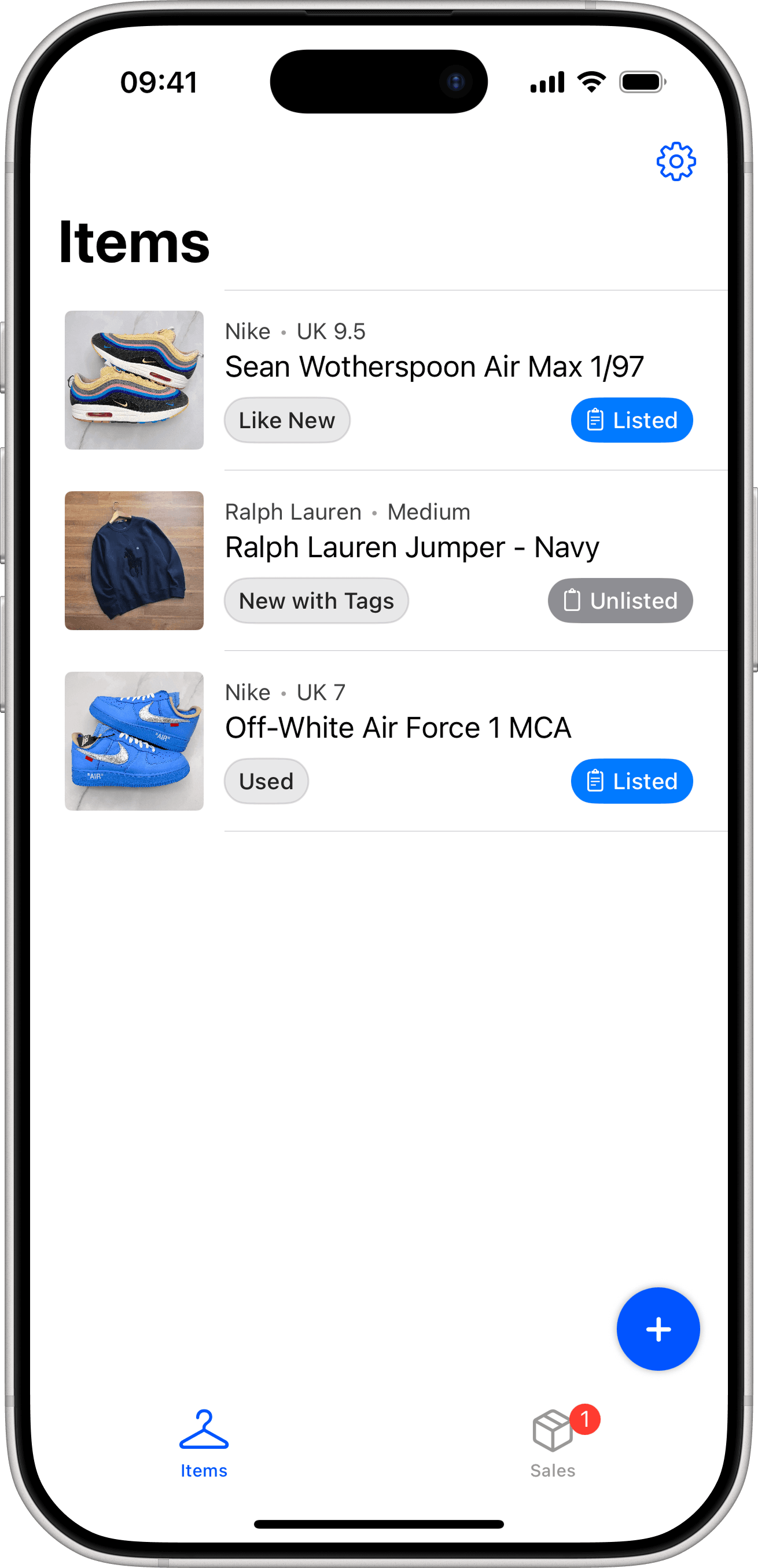 Evriwhere app tracking screen
